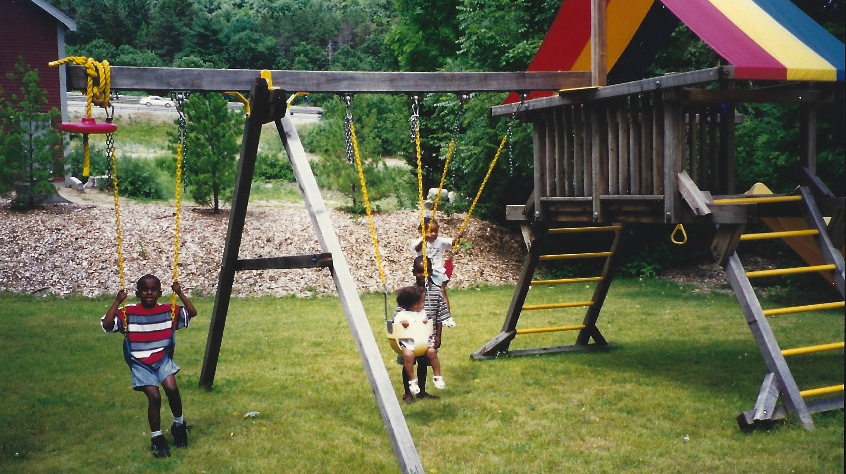 Shannon Thigpen Rampage of Appreciation, kids playing on playground