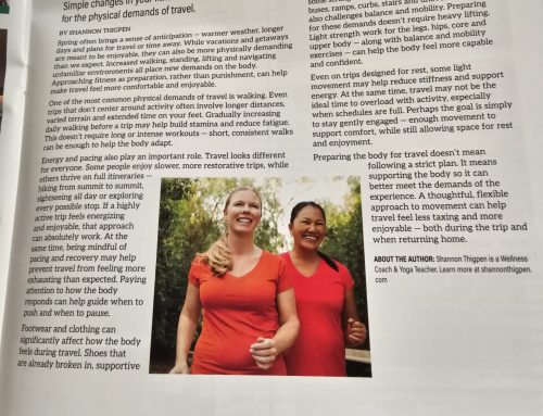 Supporting Your Body for the Journey Ahead