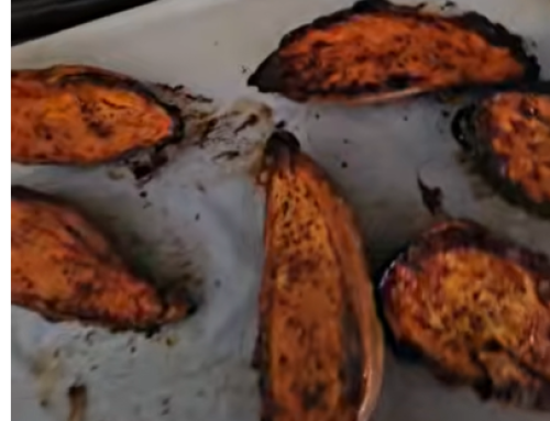 Easy Caramelized Baked Sweet Potato